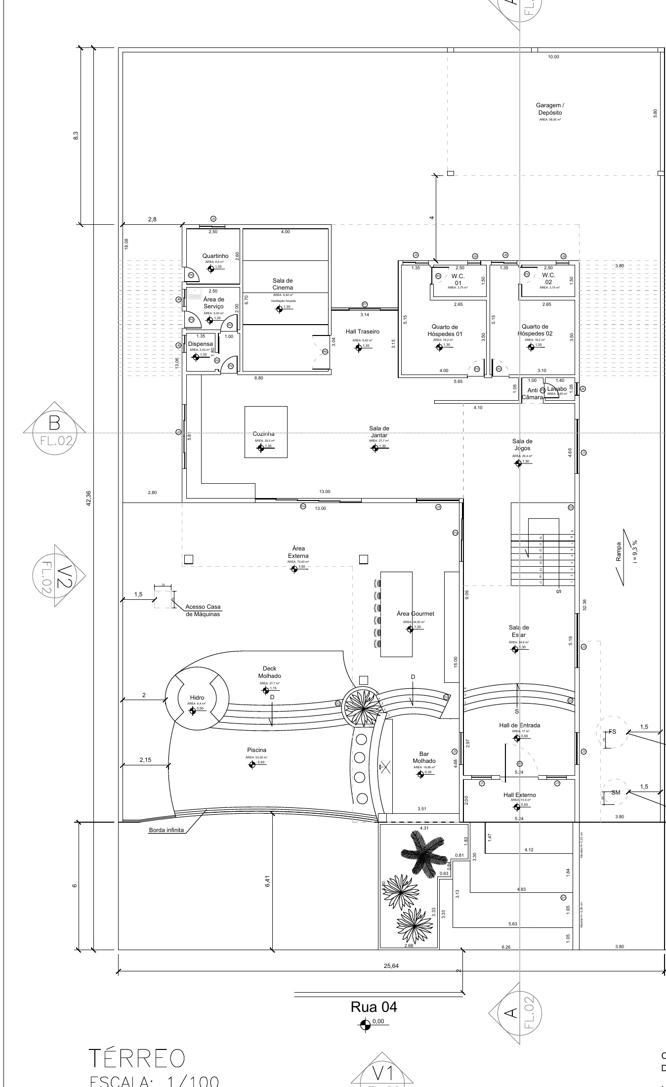 Planta do pavimento térreo